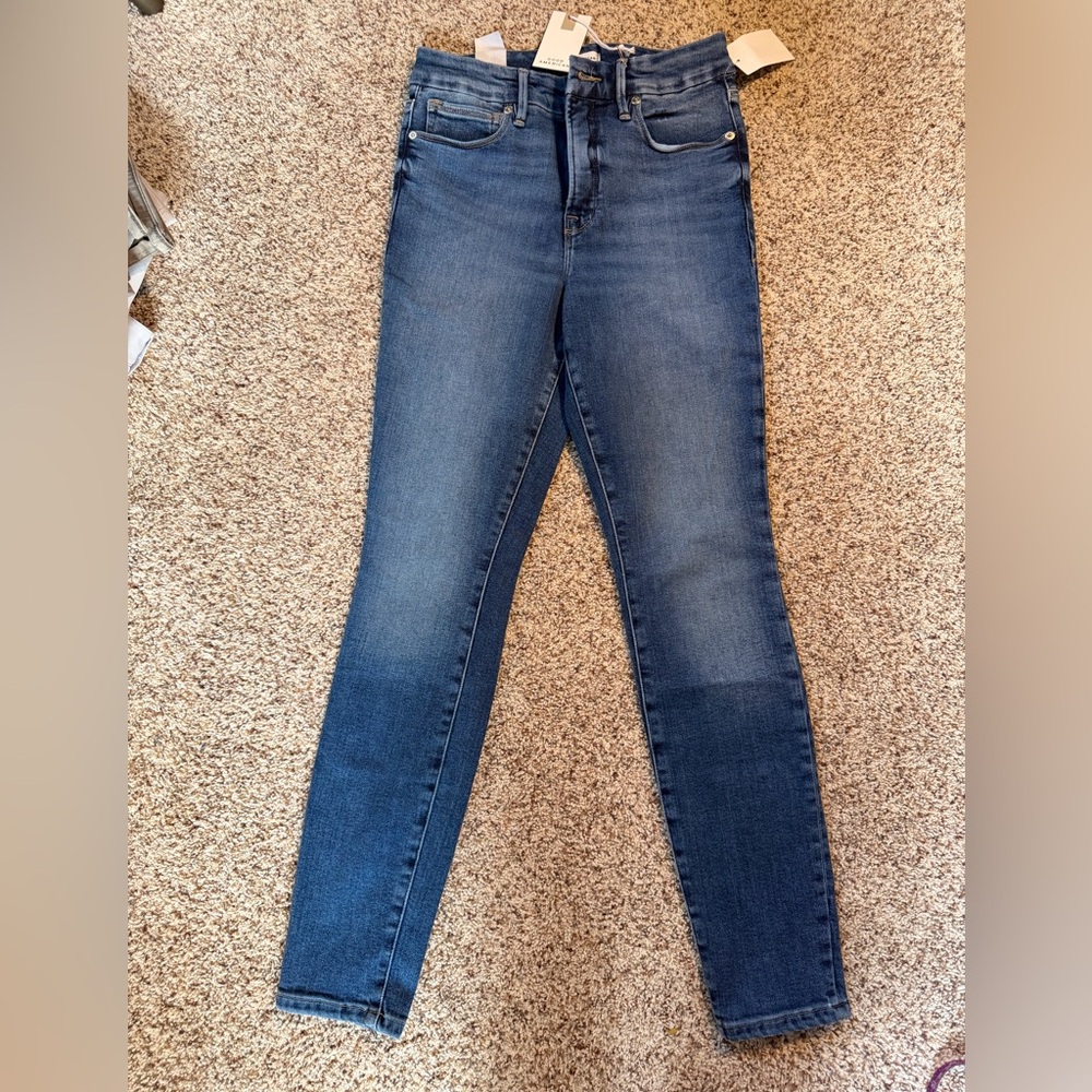 Good American Dark Blue Skinny Jeans Brand New with Tags size 2/26